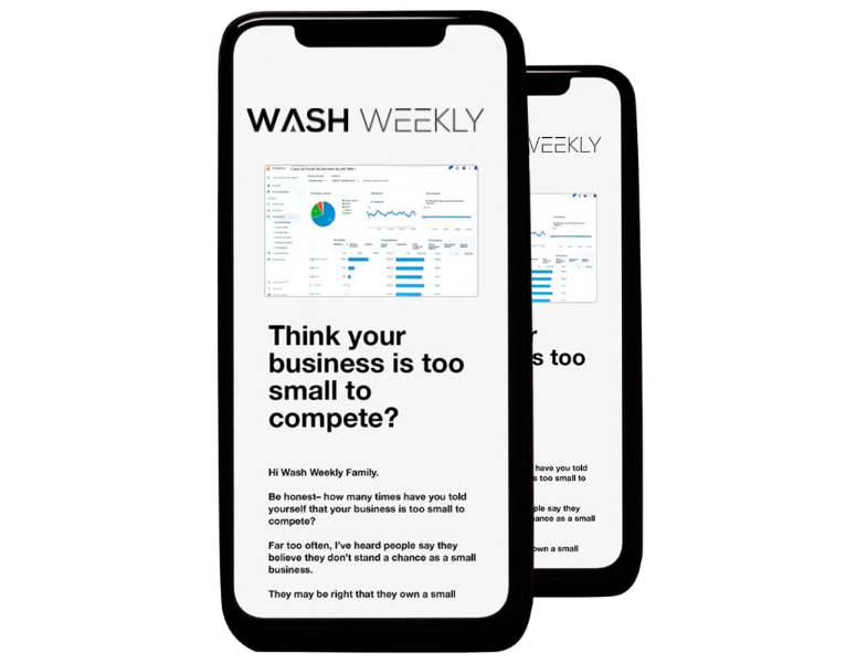Wash Weekly Ideas Strategies Thoughts on Starting and Building a